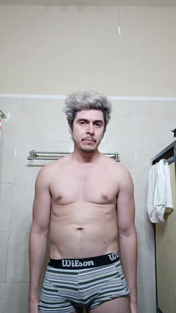 Tabasco Jake: Handsome Flexing Muscles in the Bathroom, Big Cock