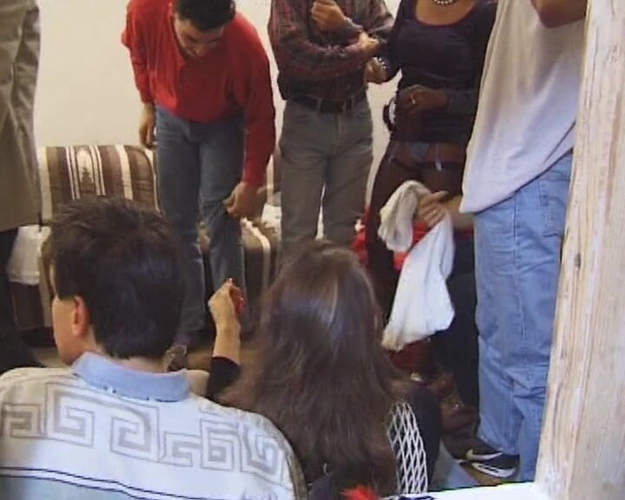 Videos Francaises: Vynikající francouzské děvky si užívají anální gangbang akci