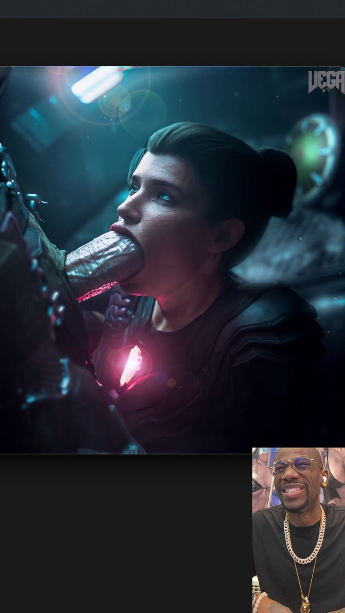 Good news media: Zabiják Doom dostává jeho penis hluboko do krku děvkou