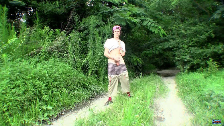 Straight naked thugs: 坏男孩sean撸管他的鸡巴