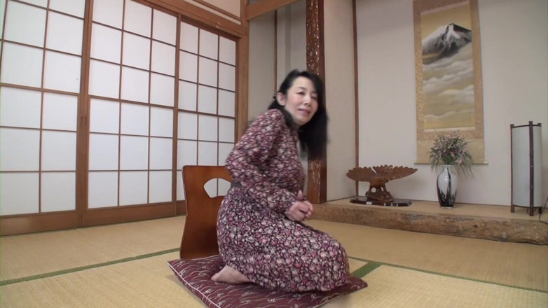 Japan Lust: Busty Japanese granny strips and rides cock