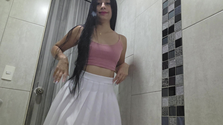 alexia twerk videos: White Skirt Try on Haul