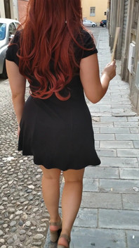 Showing off My White Panties in Public