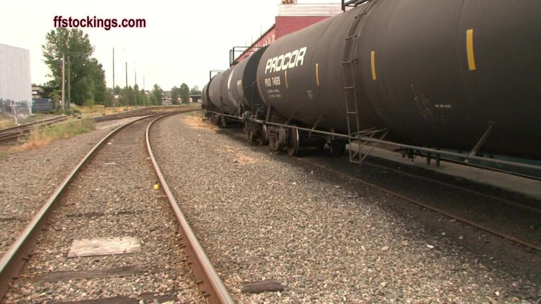 Stocking Videos: Train Tramp, in Layered Nylons - Nylon Slut Sneaks Into Railway...