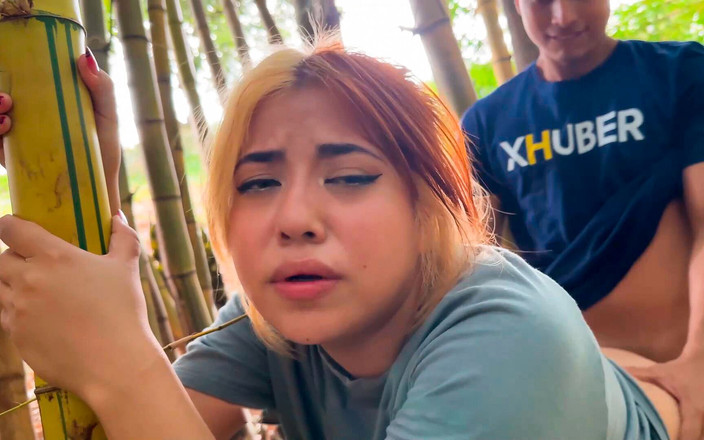 Angel Cruz: अजनबी सेलेस्टे अल्बा को आउटडोर पार्क में चोदने के लिए पेश करता है