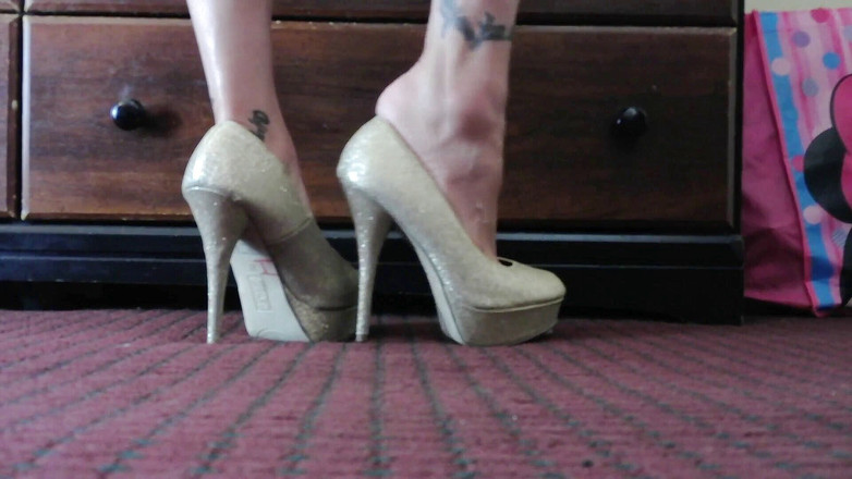 Abby Anna: Juego de zapatos de pie, mojarse