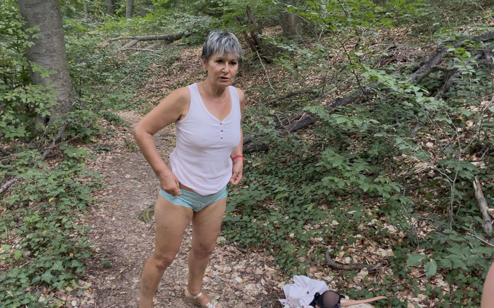 KingYordanov: Madam O Squirting in the Forest