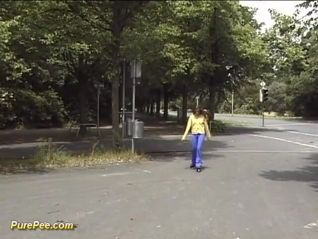 Pure Pee: Gal Caught in Piss Pants