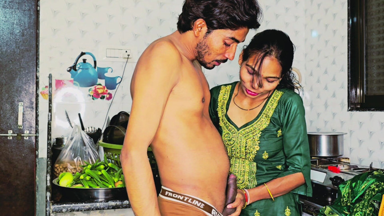 Kavend91: Desi Indian Girl Calls Me in Her Kitchen, She Gets...