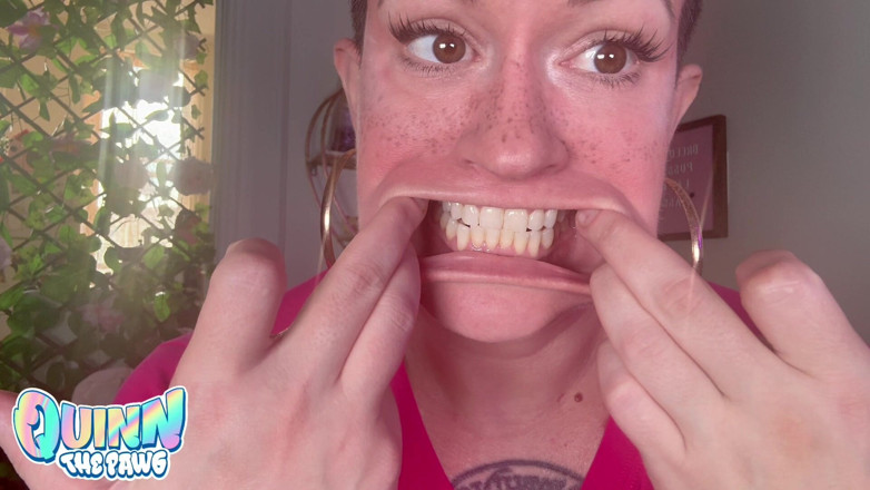Quinn Marie: Face and Mouth Tour with Nose Play