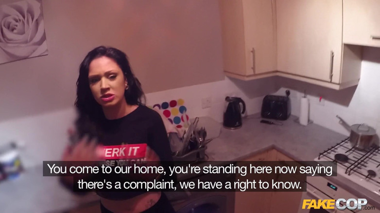 Fake Cop: Fake Cop - Sasha Kas & Channel Get Into a Heated Dispute...