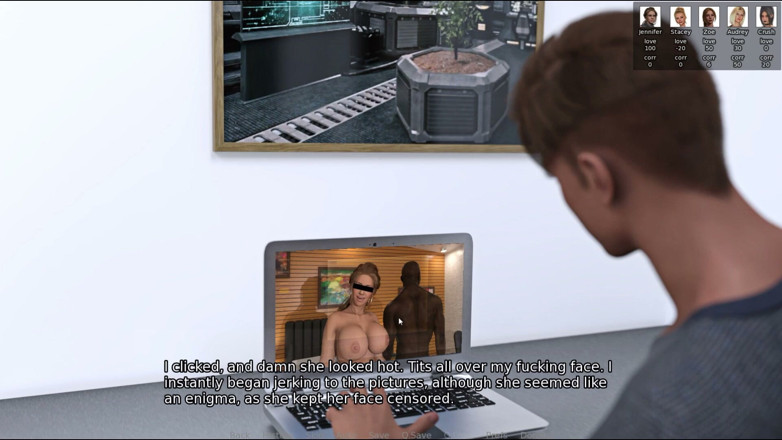 Sex game gamer: Blacked House Všechny sexuální scény 1