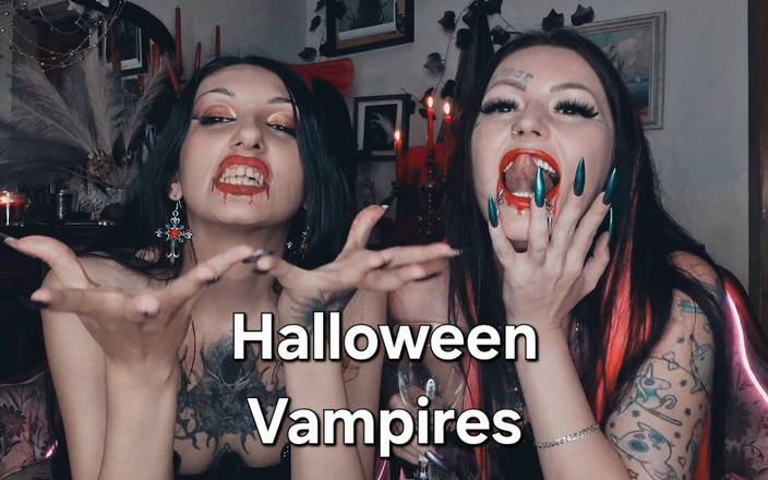 Dominatrix Nika: I vampiri di Halloween ti faranno masturbare e sborrare in...