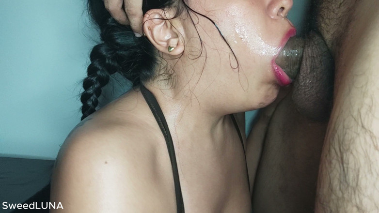 sweedLUNA: Morena Recibe Doble Corrida En La Garganta -sweedluna