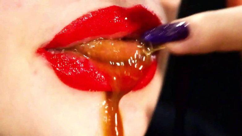 Goddess Misha Goldy: Red lipstick compilation &amp; lip tease! 50$ instead of original price 85$