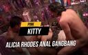 Pink Kitty: Alicia Rhodes anal gangbang cum gargling whore