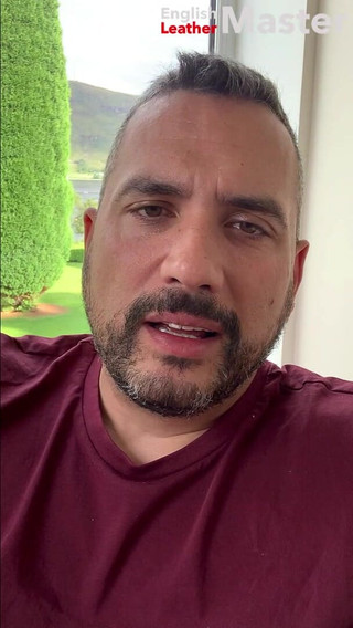 EnglishLeathermaster: Vídeo chamada de seu tio com tesão