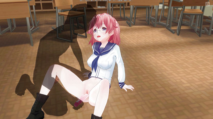 H3DC: Nauczycielka 3D Hentai znalazła wibrator w torbie dziewczyny z college'u i...