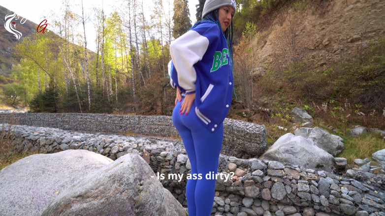 AnGelya G: Great blowjob in nature - POV
