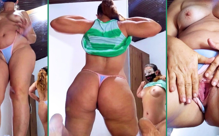 Mirelladelicia: 옷을 벗고 녹색 드레스와 파란색 팬티