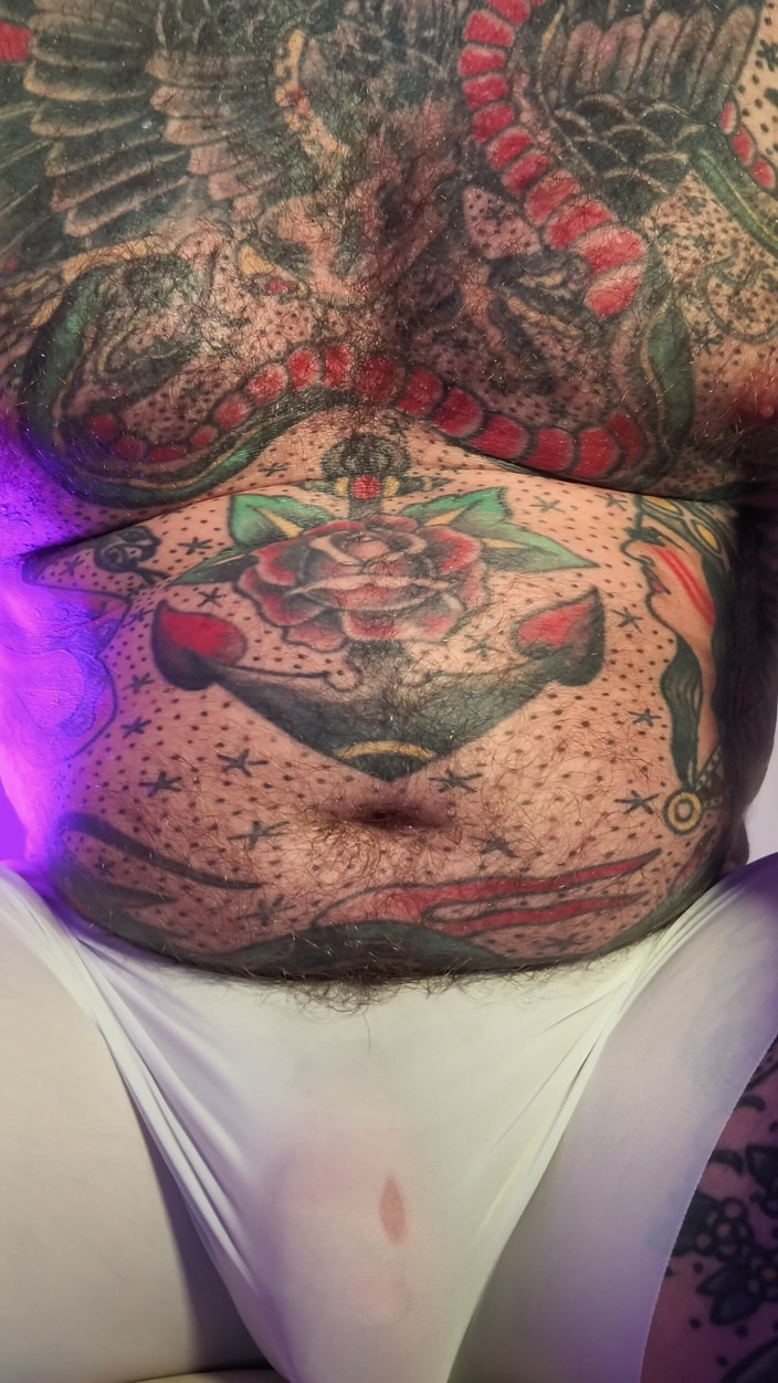 Tattooed Dom: Tattooed Dom Sweaty Cumshot Alpha Video POV