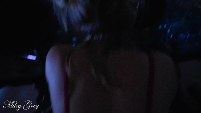 Miley Grey: Teen Dirty Slut Rides BBC with Romantic Lights - Miley Grey