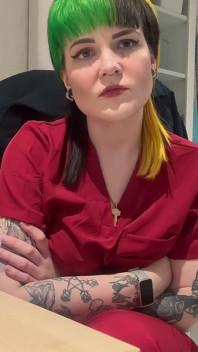 Miss Ruby's Last Locktober Task - One Week Left, Hump That Pillow for Nurse Ruby