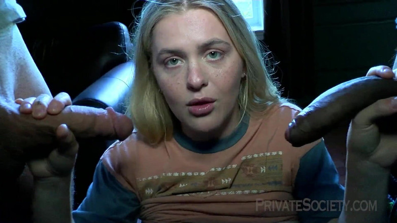 Private Society: One Asshole, Two Cocks