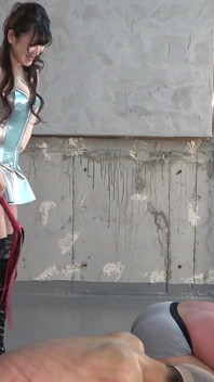 Nipple Clip Tug-of-war, Tug-of-war with Pantyhose Over Faces, Loser Receives 10 Lashes of Whip From Cosplayer Girl Each Time