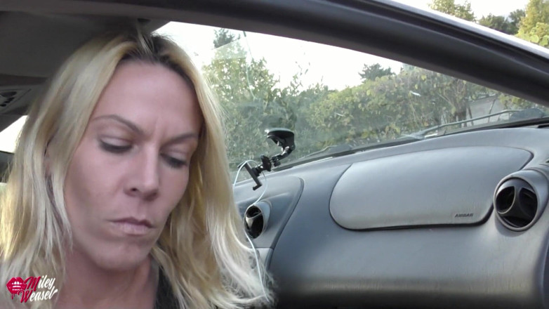 Miley Weasel: Real Public Assfuck... Horny Blonde Fucked!!