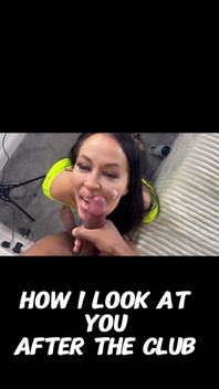BBC Cumslut MILF in Club and After