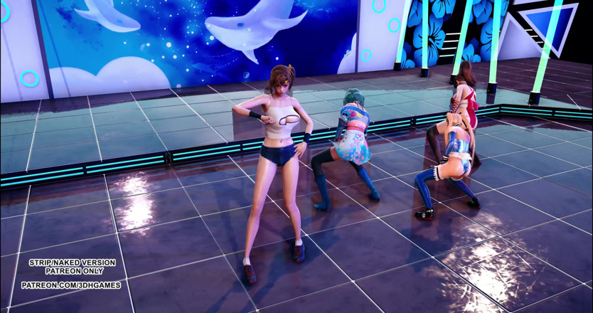 3D-Hentai Games: Lalal hot dance DOA Mai Shiranui Marie Rose Misaki Tamaki