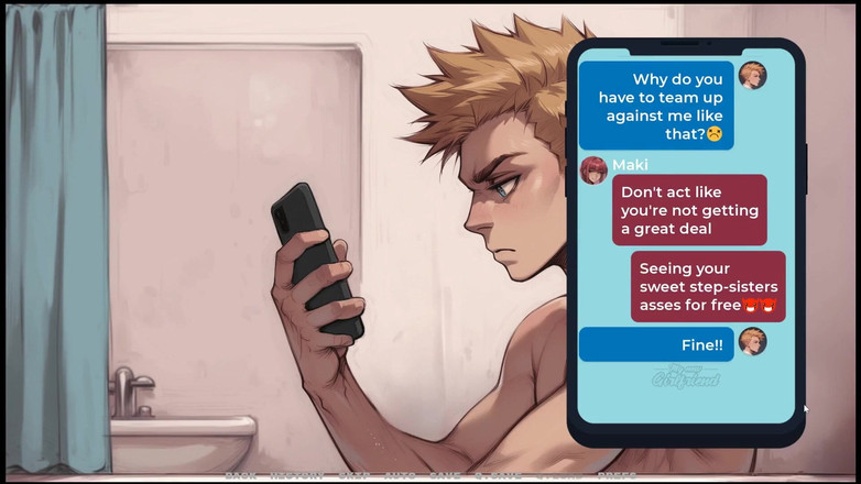 Cumming Gaming: 내 새 여친 Ep.21 의붓여 자매 비키니 대회!