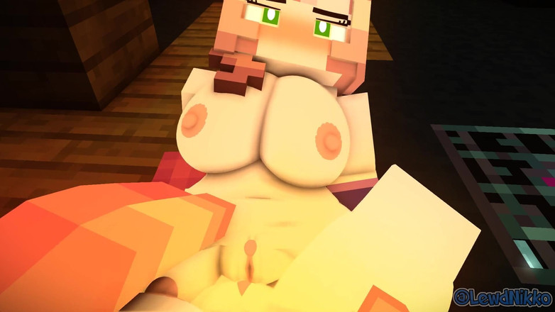 VideoGamesR34: Sforbiciata di carta roccia! Animazione porno lesbica di minecraft