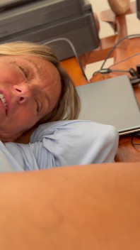 Dianne Answers Emails While I Fuck Her in the Ass.