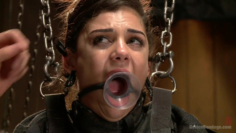 Device Bondage by Kink: Bonnie Rotten submits and squirts to Master Orlando