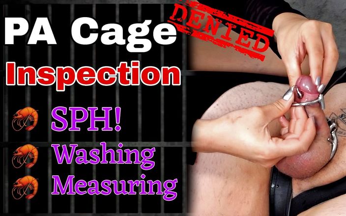 Training Zero: Pa cage inspektion domina keuschheit
