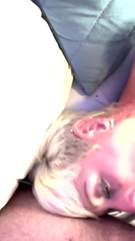 Foxxxy White-haired GILF Sucks and Rides Hard POV