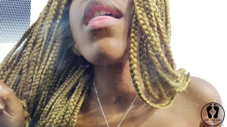 All You Can Fetish: Car Fetish Spitting Tits Glasschord Pee on a Car Outdoor