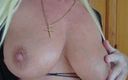 Gspot Productions: Playing with my tits in lingerie, asking you to wank...