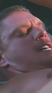 A Pretty Blonde and Muscular Guy Stops by the Side to Have Quick Sex.