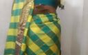 Santhi89: Tamil Saree calda zia tettona cazzo in casa