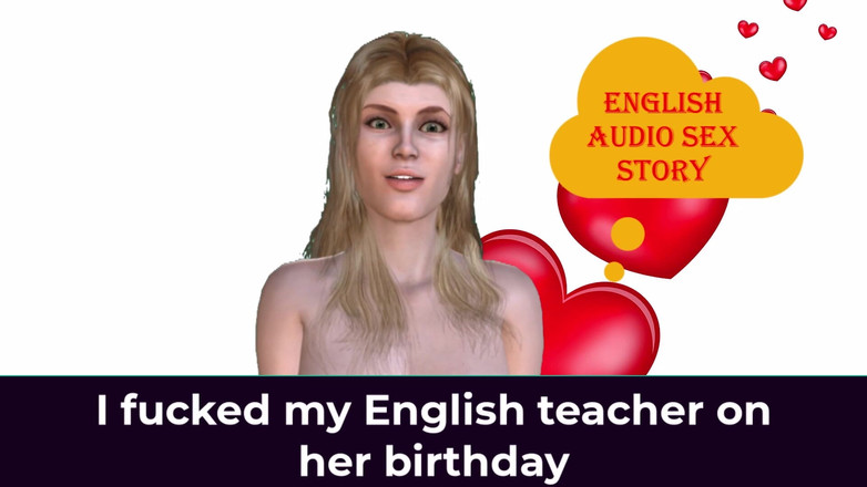 LustWhispers: 그녀의 생일에 내 영어 선생님을 따먹어 - 영어 오디오 섹스 이야기