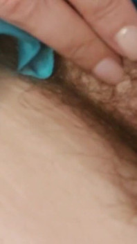 Playing with the Hair on My Pussy