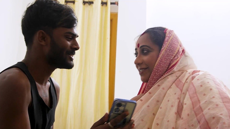 Xtramood: Stepgrandma and Stepgrandson Hardcore Sex - Bengali Fun Talking and Clear...