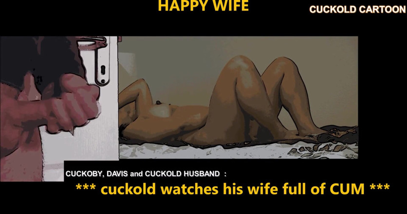 Cuckoby: Cuckold cartoon : Anal in front of husband
