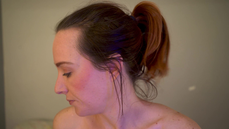 Alicia Robertz: Sexy Close up Cute Smoking Session - Petite Redhead Lip Tease