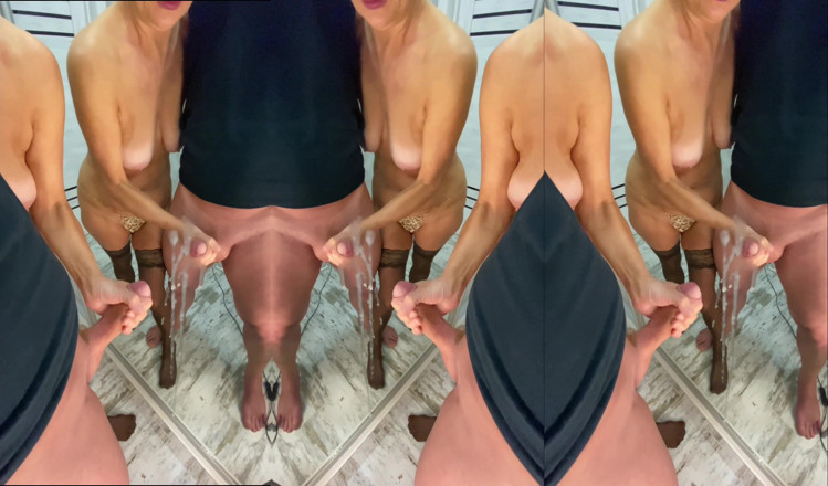 TaniaMilf: MILF BDSM Milking Drain Balls Two Cumshots in a Row