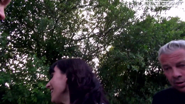 MMV Films: Woman and two guys have sex outdoor and parking lot