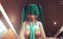 H3DC: 3D Hentai POV Hatsune Miku călărește pula ta